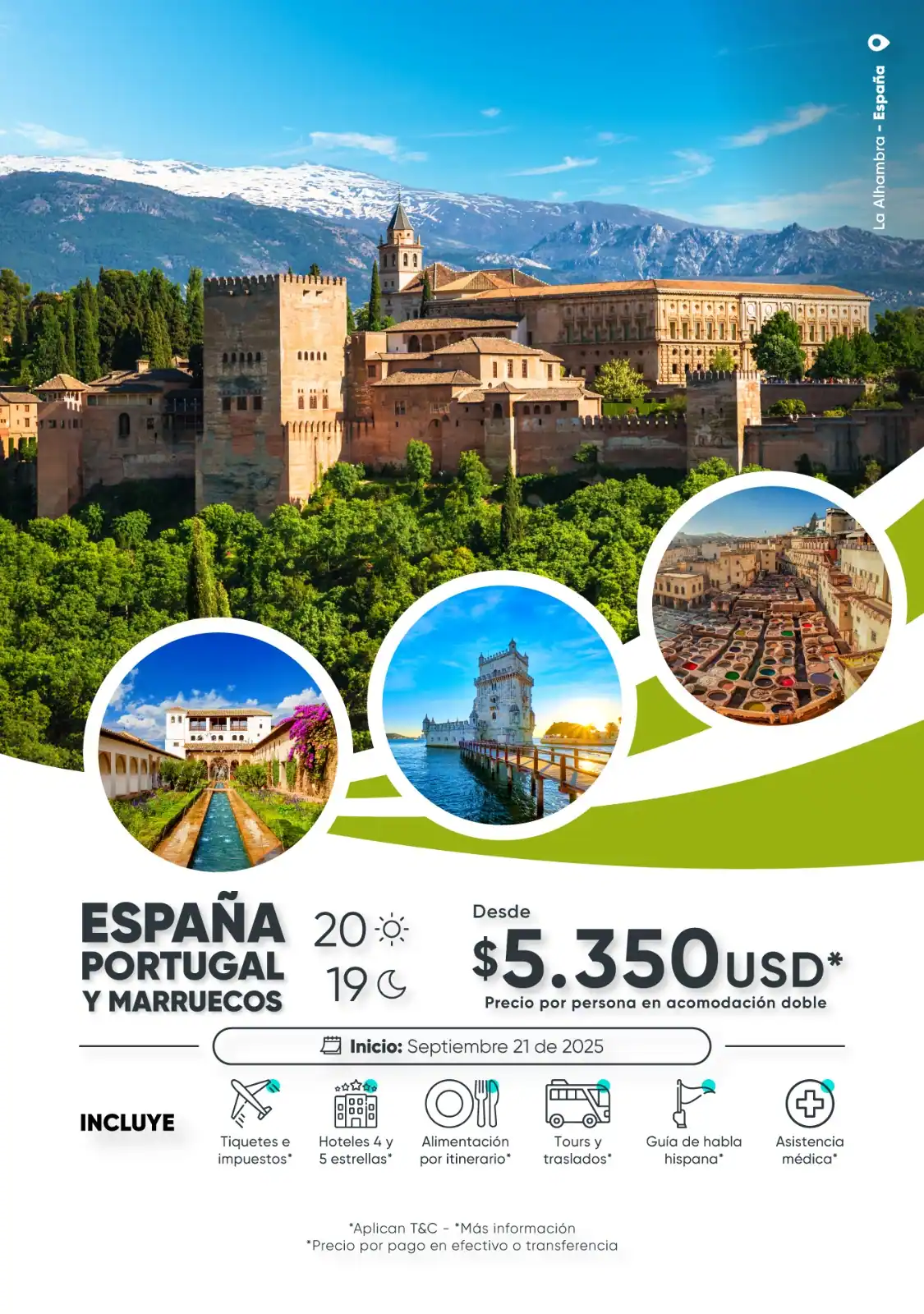 España, Portugal y Marruecos