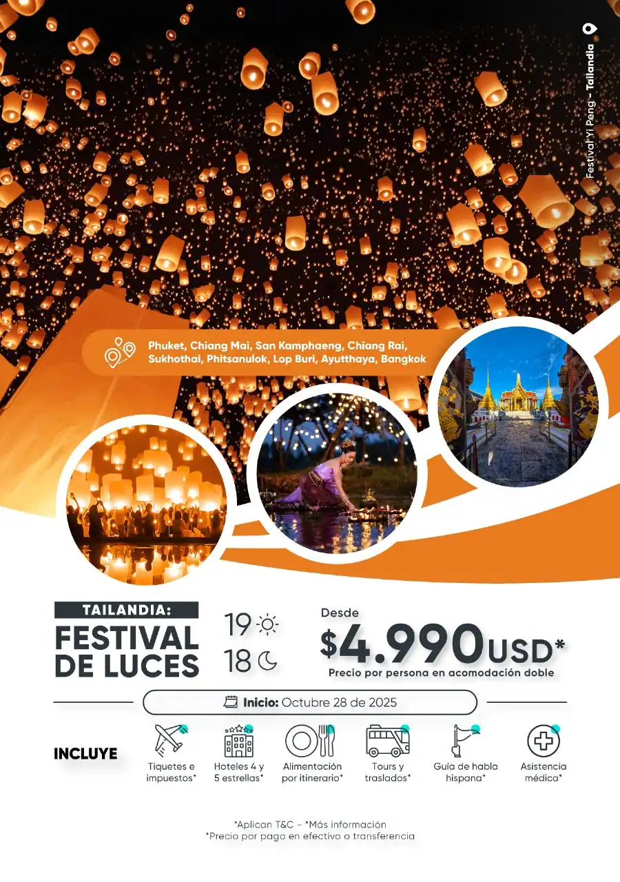 Tailandia: Festival de Luces